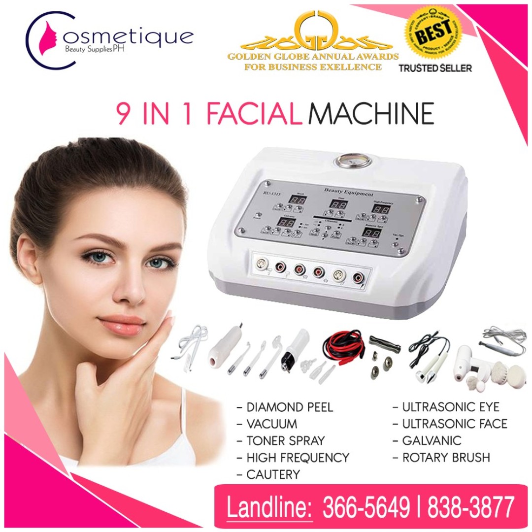 9in1 Facial machine with cautery warts remover, Beauty & Personal Care
