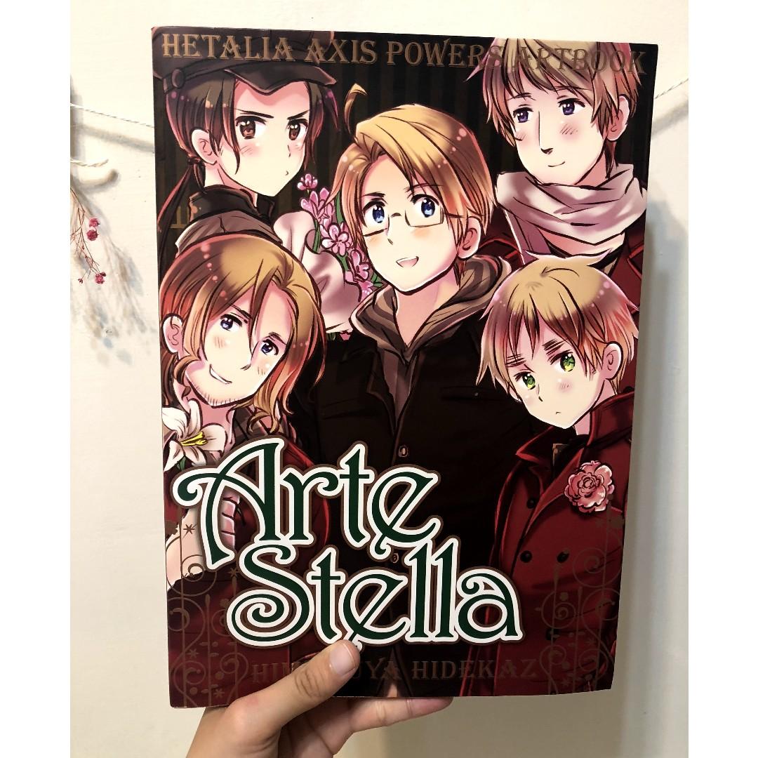 二手中文APH 義呆利Hetalia Axis Powers Artbook ArteStella 畫冊