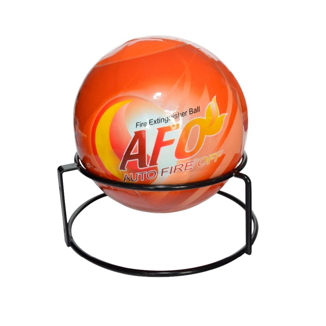 AFO Fire Extinguisher Ball (Category: Everything Else Others) located in Quezon City. Submitted by tap84 (Listing ID 242059247, Image 1). Description: 1. Light weight. Only 1.3kgs. 2. 5 years product life span. 3. Scope of effectivity is 3 cubic meters. AFO is a ball shaped fire extinguisher. Simply thrown into a fire, it will activate within 3-5 seconds and effectively disperse-extinguishing chemicals. When a fire occurs and no one is present, F