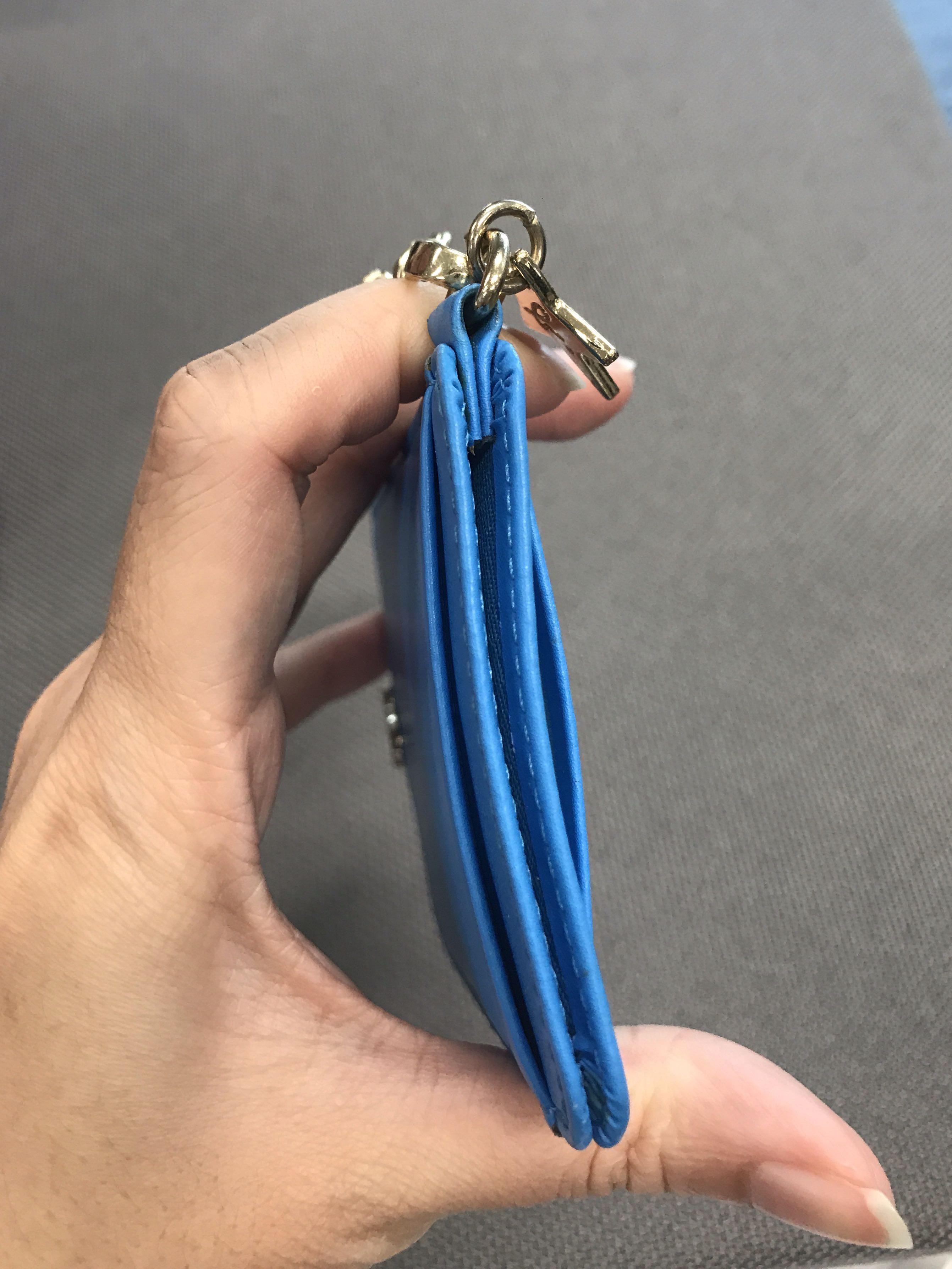 agnès B. Card-Holder Lanyard - Blue