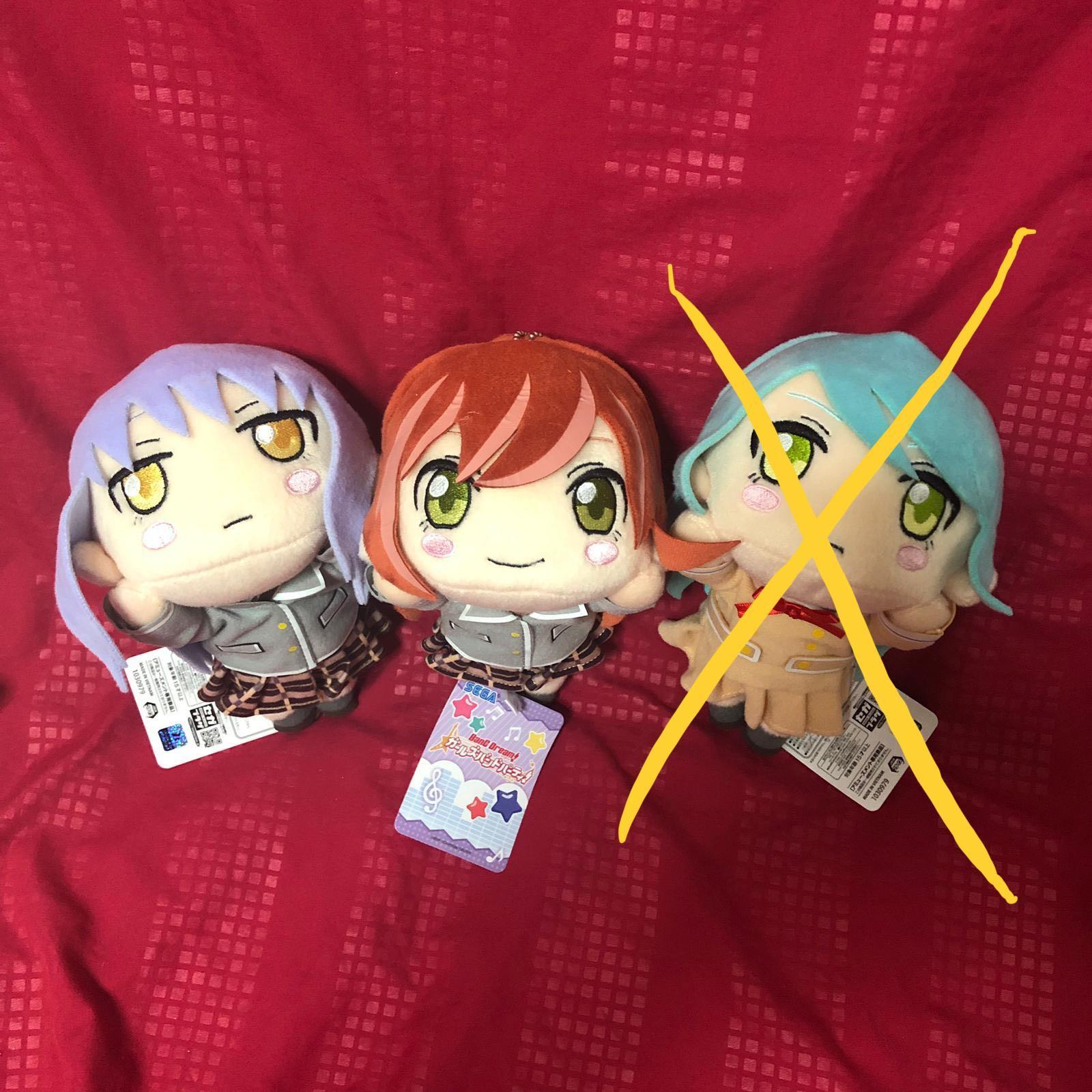 Authentic BanG Dream Girls band party Lying Down Plush Toy Roselia School Days Vol. 1 Hobbies Toys Toys Games on Carousell