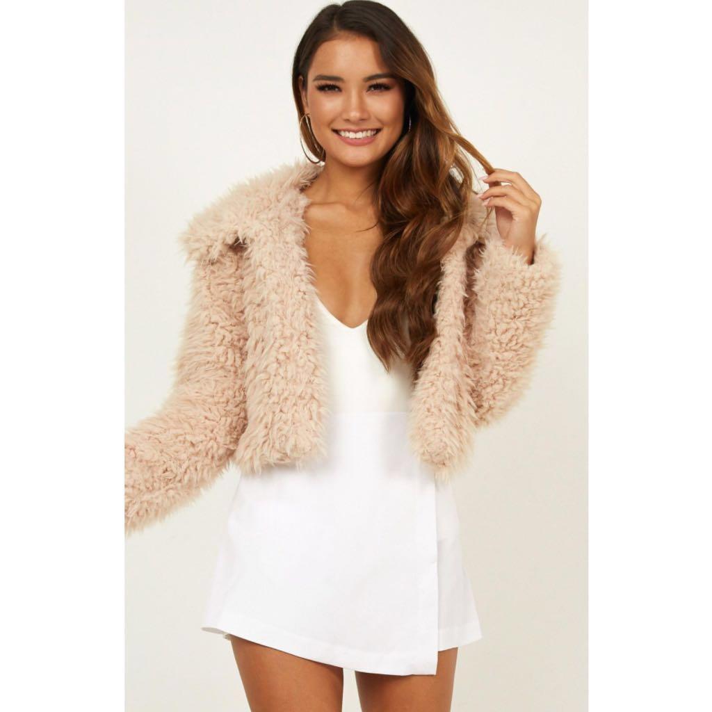 Showpo online teddy coat