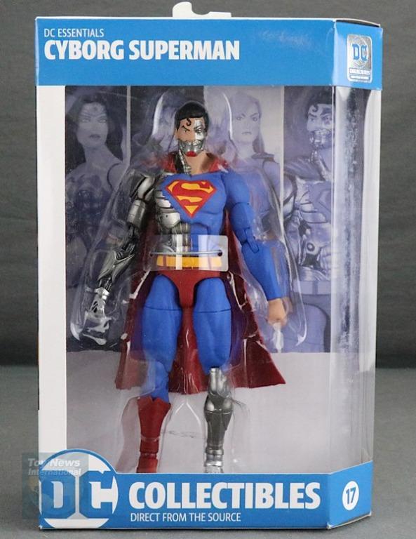dc essentials cyborg superman action figure