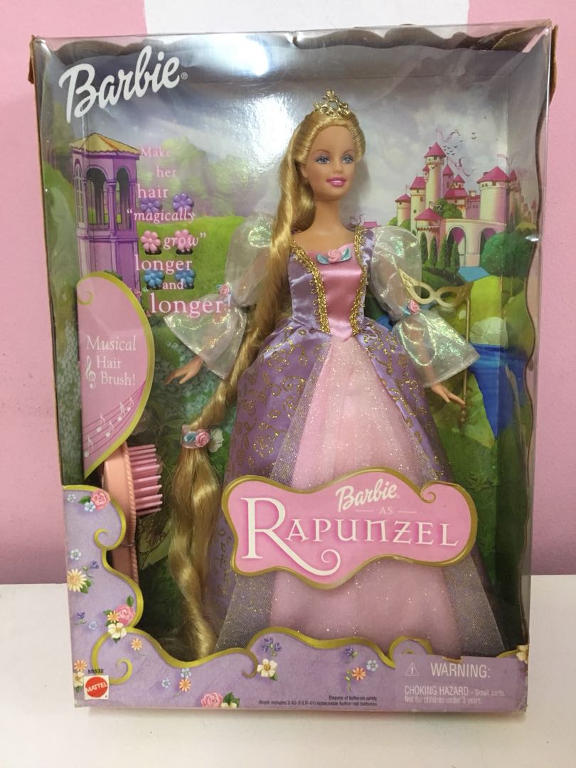 Barbie Doll Barbie As Rapunzel Disney Princess In Box Toys