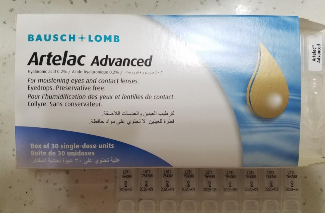 博士倫人工淚水眼藥水獨立支裝bausch Lomb Artelac Advanced 美容 化妝品 指甲美容 香水 其他 Carousell