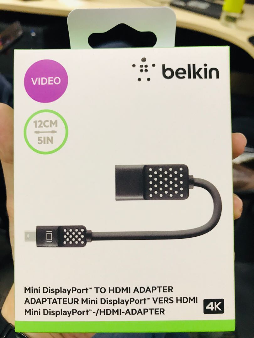 Câble Belkin Mini DisplayPort™ vers HDMI®, 4K.