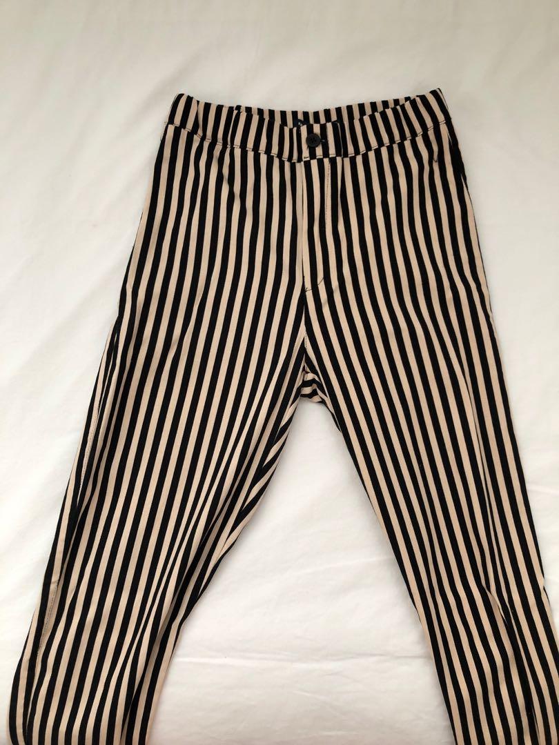 brandy melville striped trousers
