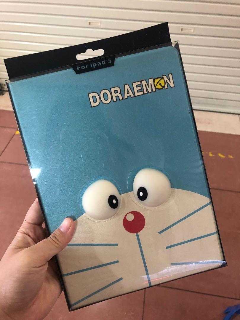 CASE IPAD 5 DORAEMON, Telepon Seluler & Tablet, Aksesoris Tablet