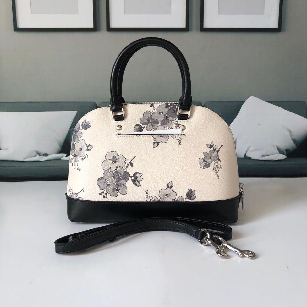 NWT COACH MINI SIERRA SATCHEL purse bag floral print