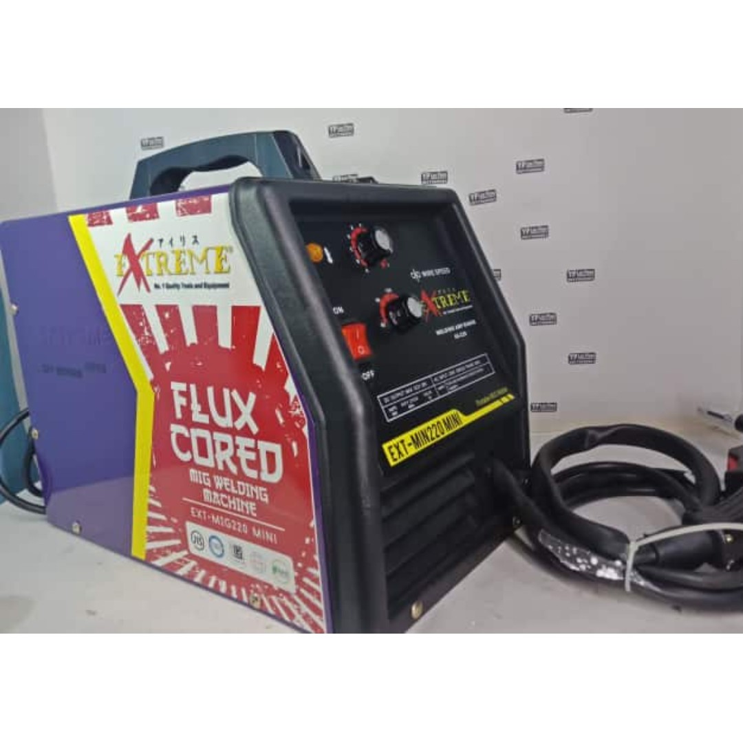 Extreme Japan 200A Gasless FLUX CORED MIG Welding Machine MIGWELD EXT