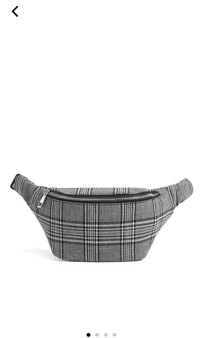 plaid fanny pack