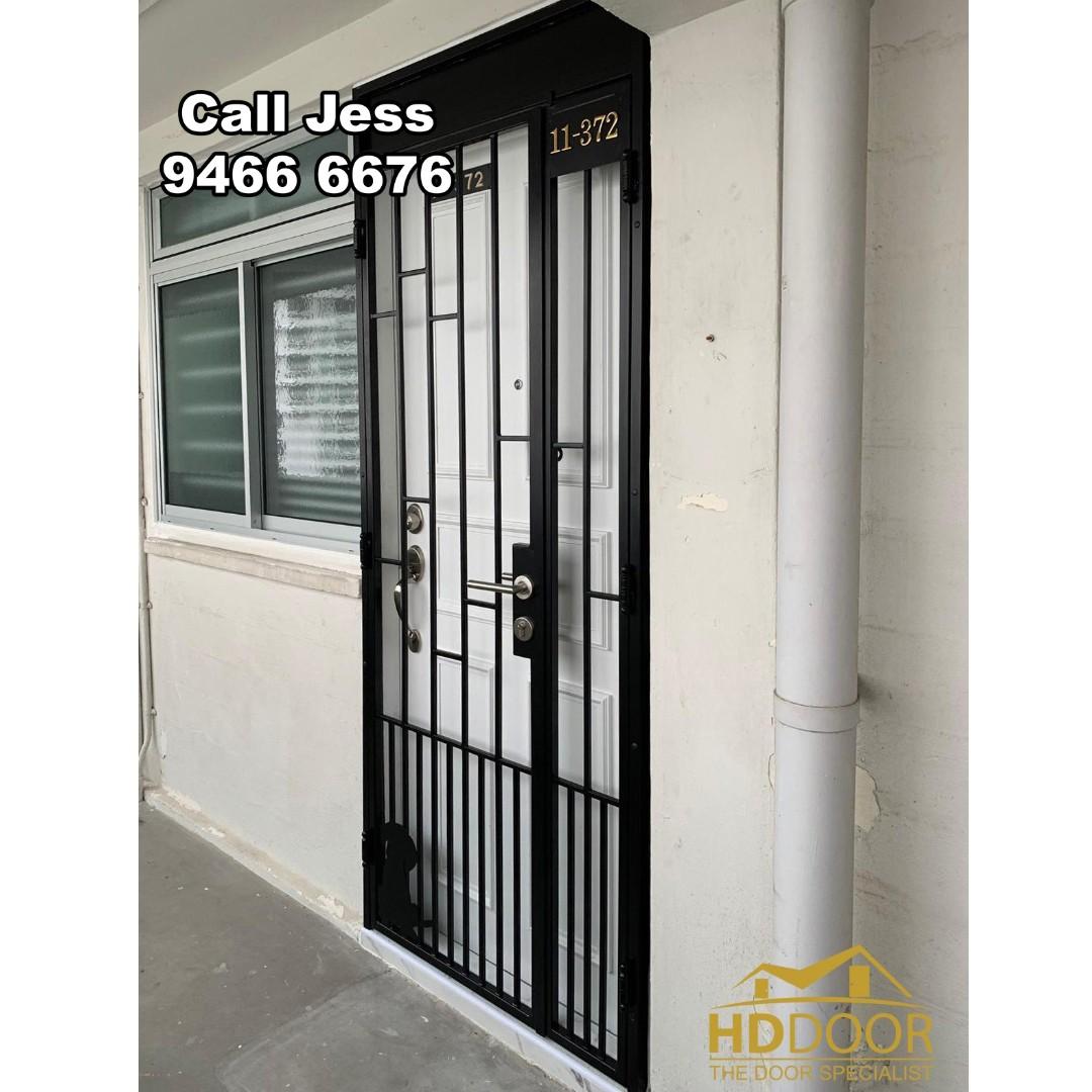 Hdb Mild Steel Gate Home Services Renovations On Carousell