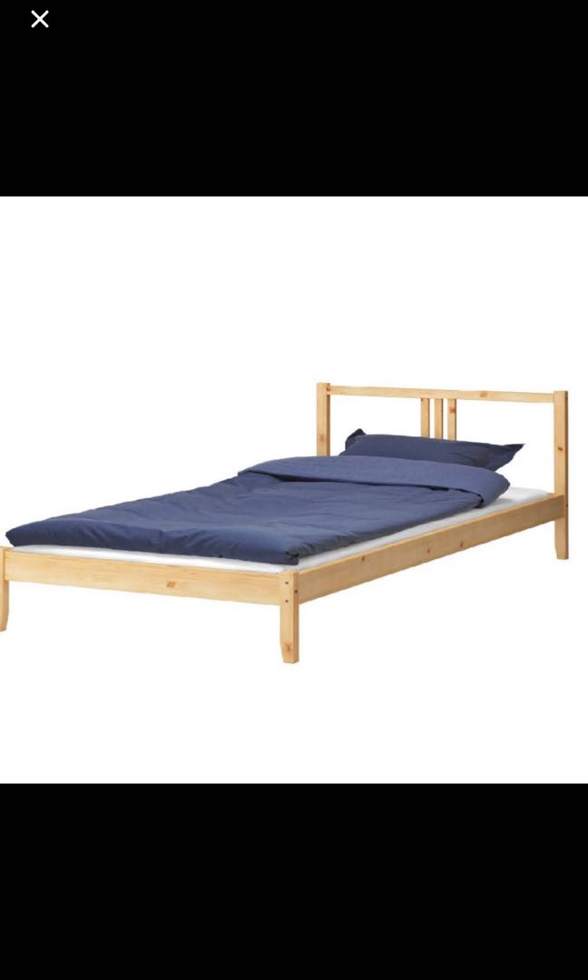 Ikea Single Bed Frame Fjellse Furniture Beds Mattresses On Carousell