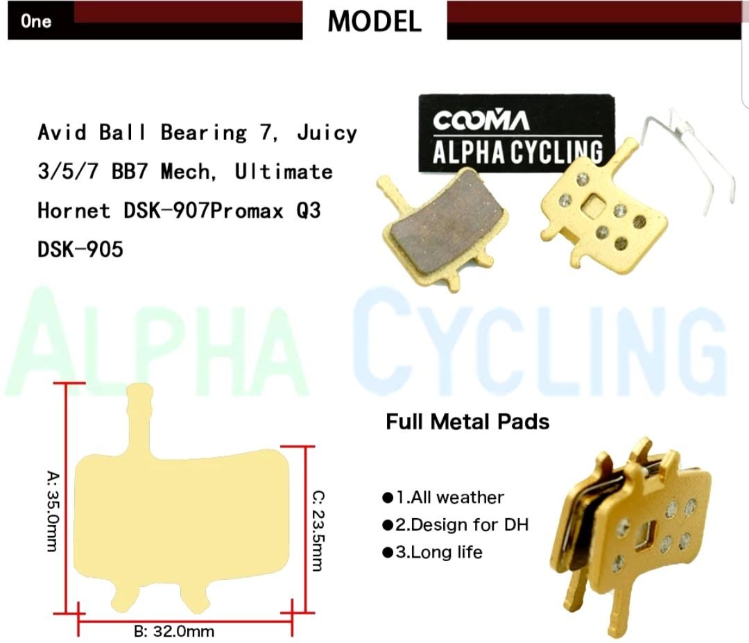 avid juicy ultimate brake pads