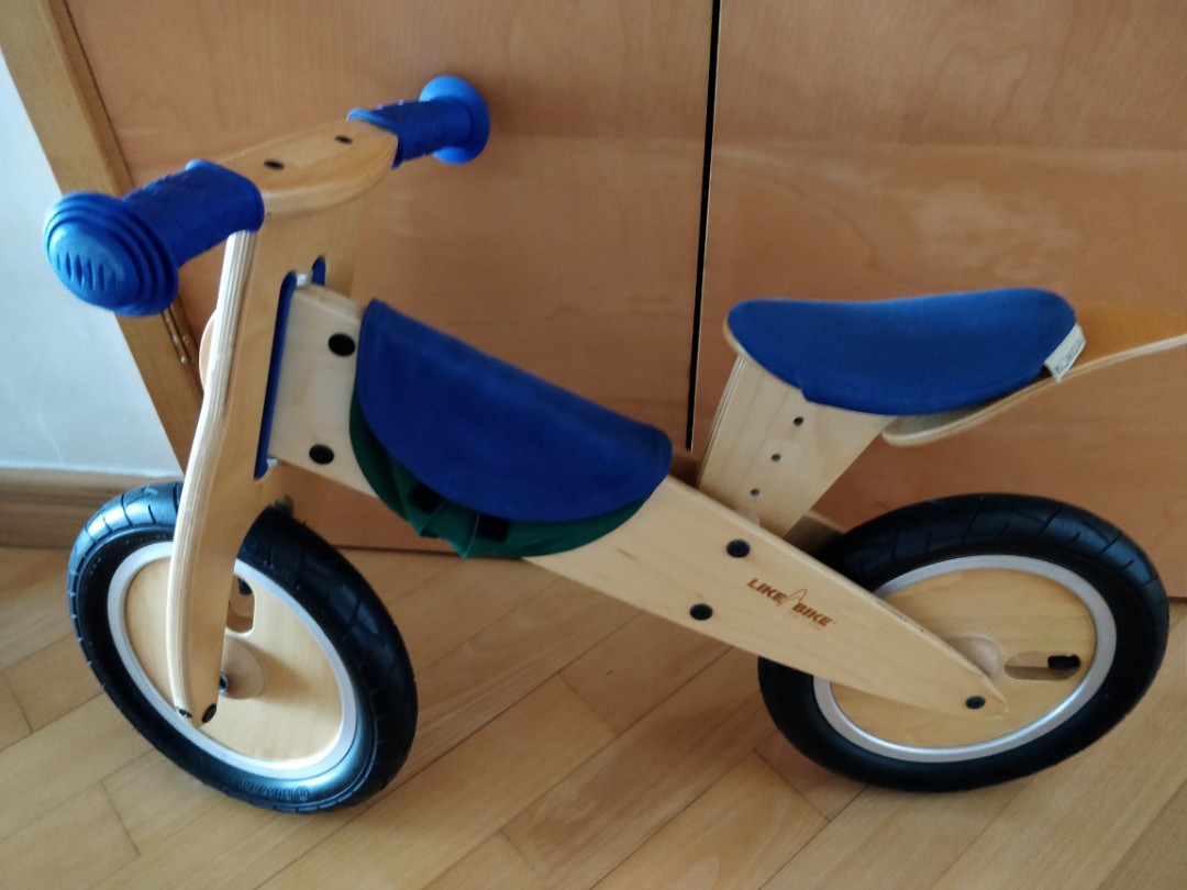 wooden toy bike