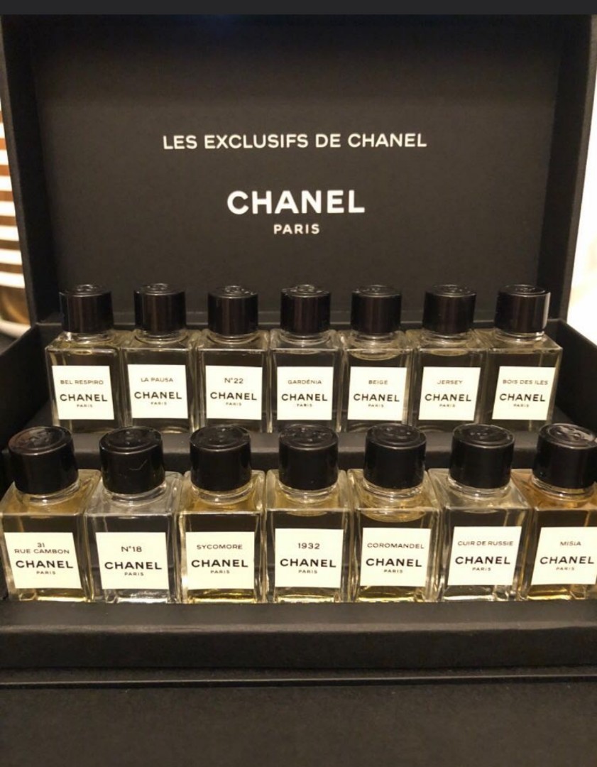 chanel mini perfume set women