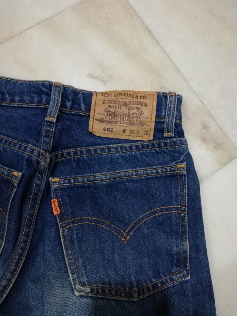 Levi s 881 Orange Tab Gallabuxur 30 30 Einusinnienn 43 OFF