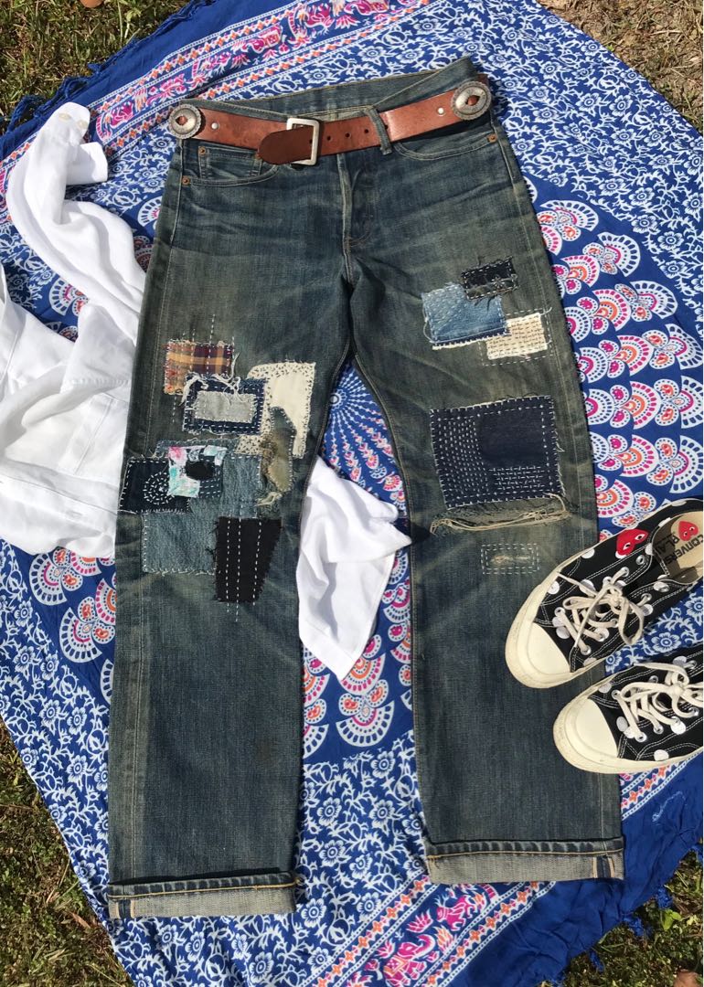 Jean patchwork levi's best sale