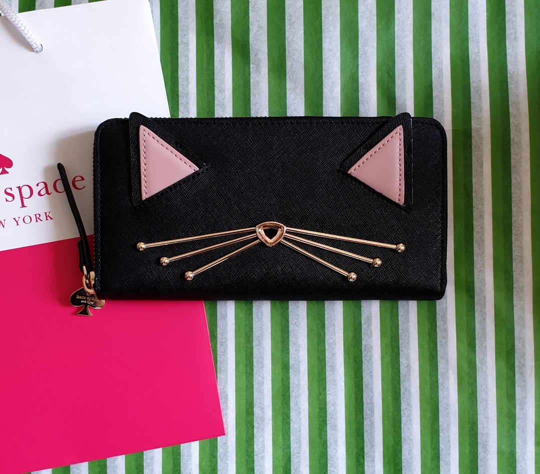 Kate spade jazz sales things up cat wallet