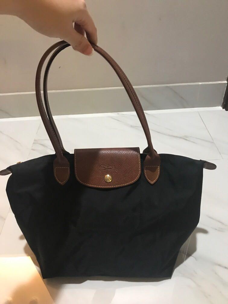 Longchamp small long handle size shop