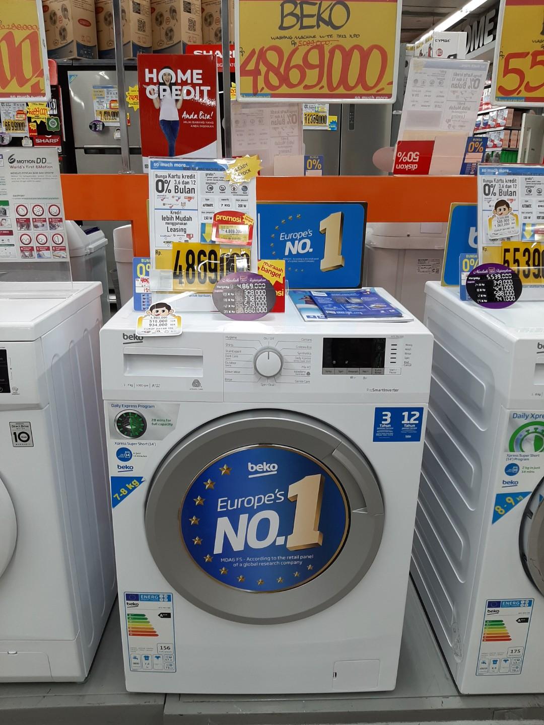 Mesin Cuci Beko 8kg Garansi 12 Tahun Elektronik Lainnya Di Carousell