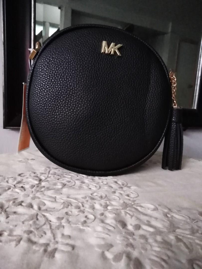 mk round sling bag