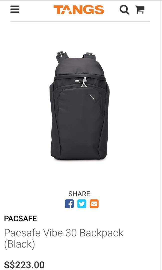 Pacsafe vibe 30l hotsell