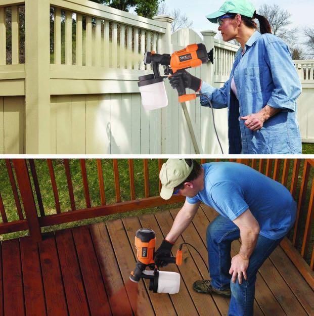 Paint Sprayer, Tacklife SGP15AC 400W Electric Spray Gun with 4 Spray