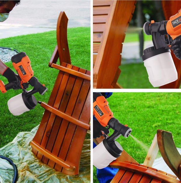 Paint Sprayer, Tacklife SGP15AC 400W Electric Spray Gun with 4 Spray