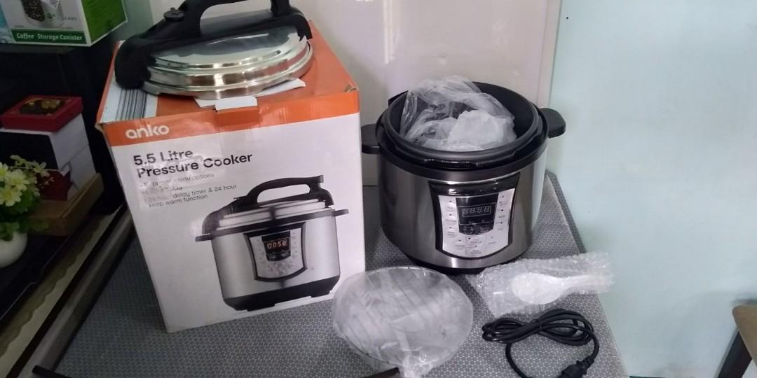 Anko 5.5 2025 litre pressure cooker