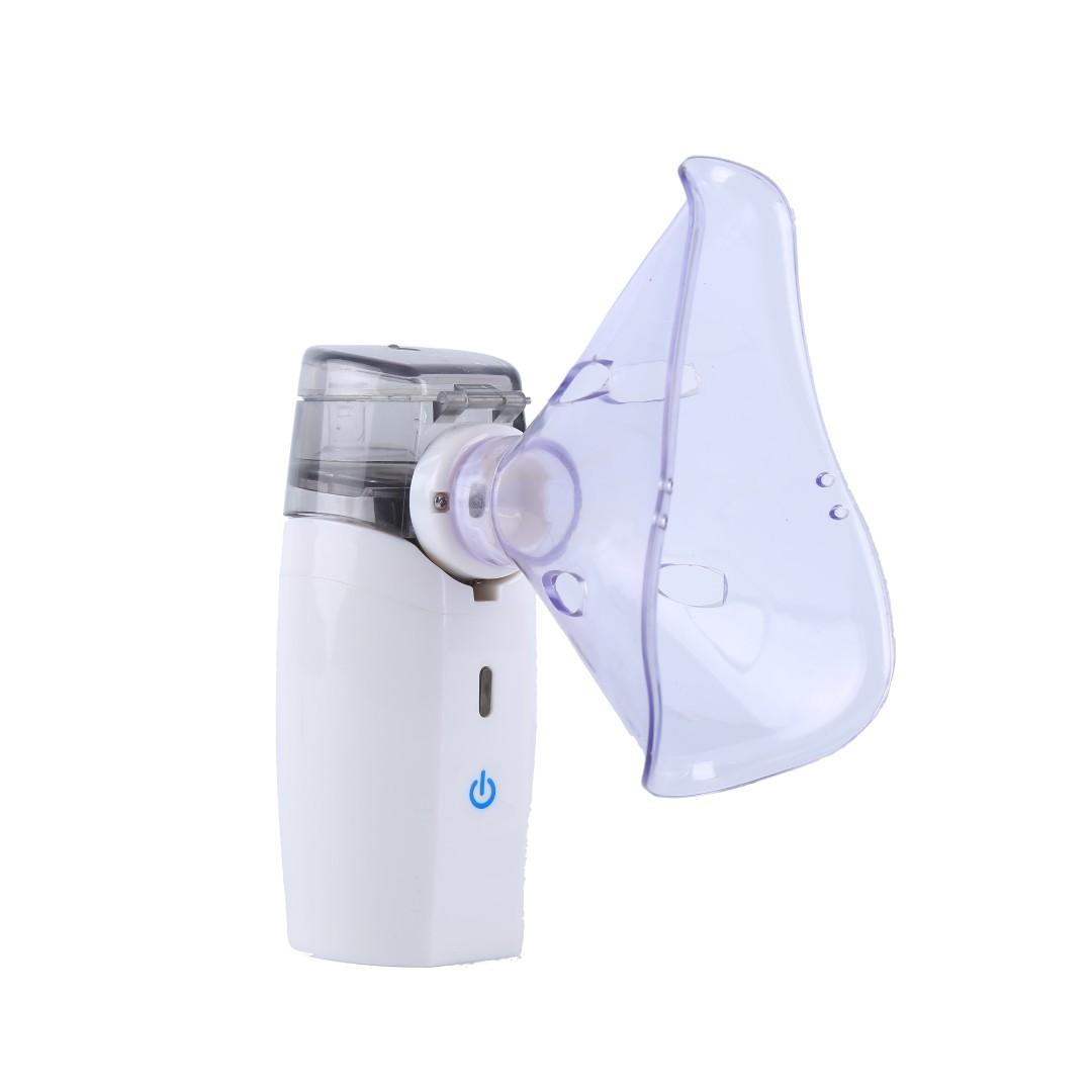 Rechargeable Portable Micro Mesh Nebulizer (Category: Oral Care) located in Quezon City. Submitted by tap84 (Listing ID 242057284, Image 1). Description: Standard capacity cup, the use of Japanese nano-atomized nets, fog small adjustable fog, multi-angle direct spray, atomized liquid almost no residue, atomized particles are very small, it is easier to absorb. Can be used on wired or wireless (2 double AA battery included) mode. Small in size (di
