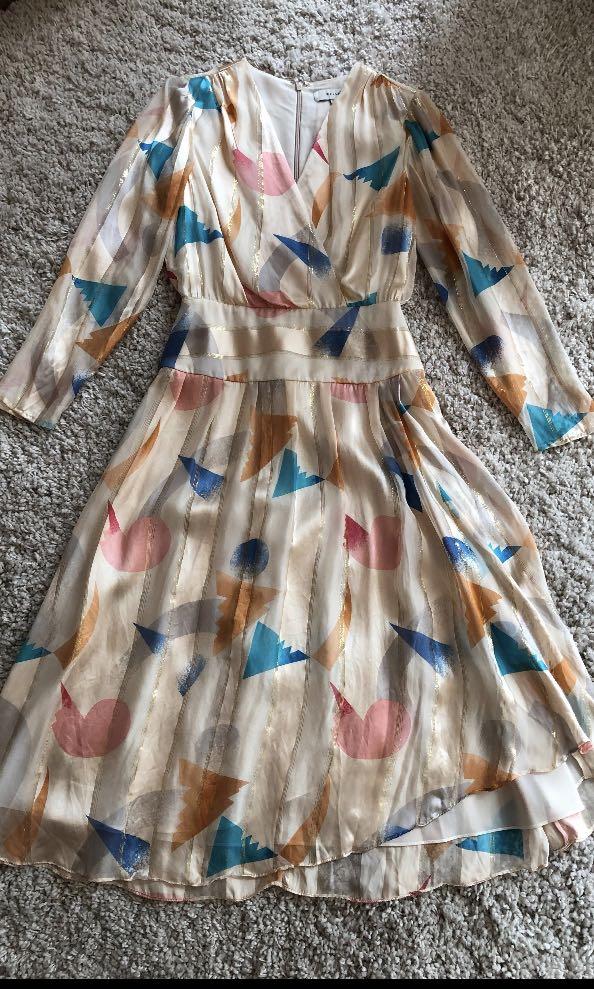 Reiss silk hotsell dress