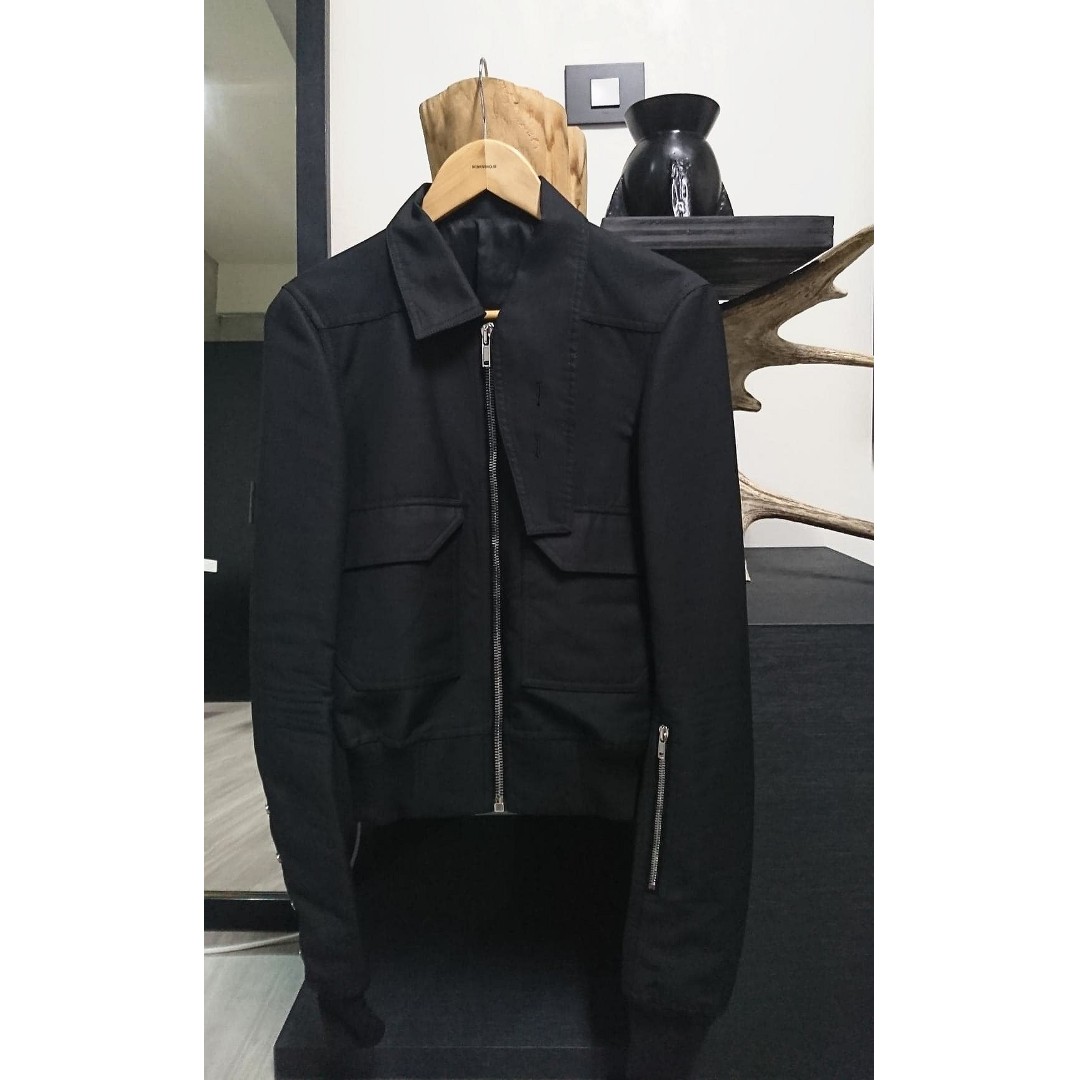 rick owens glitter trench