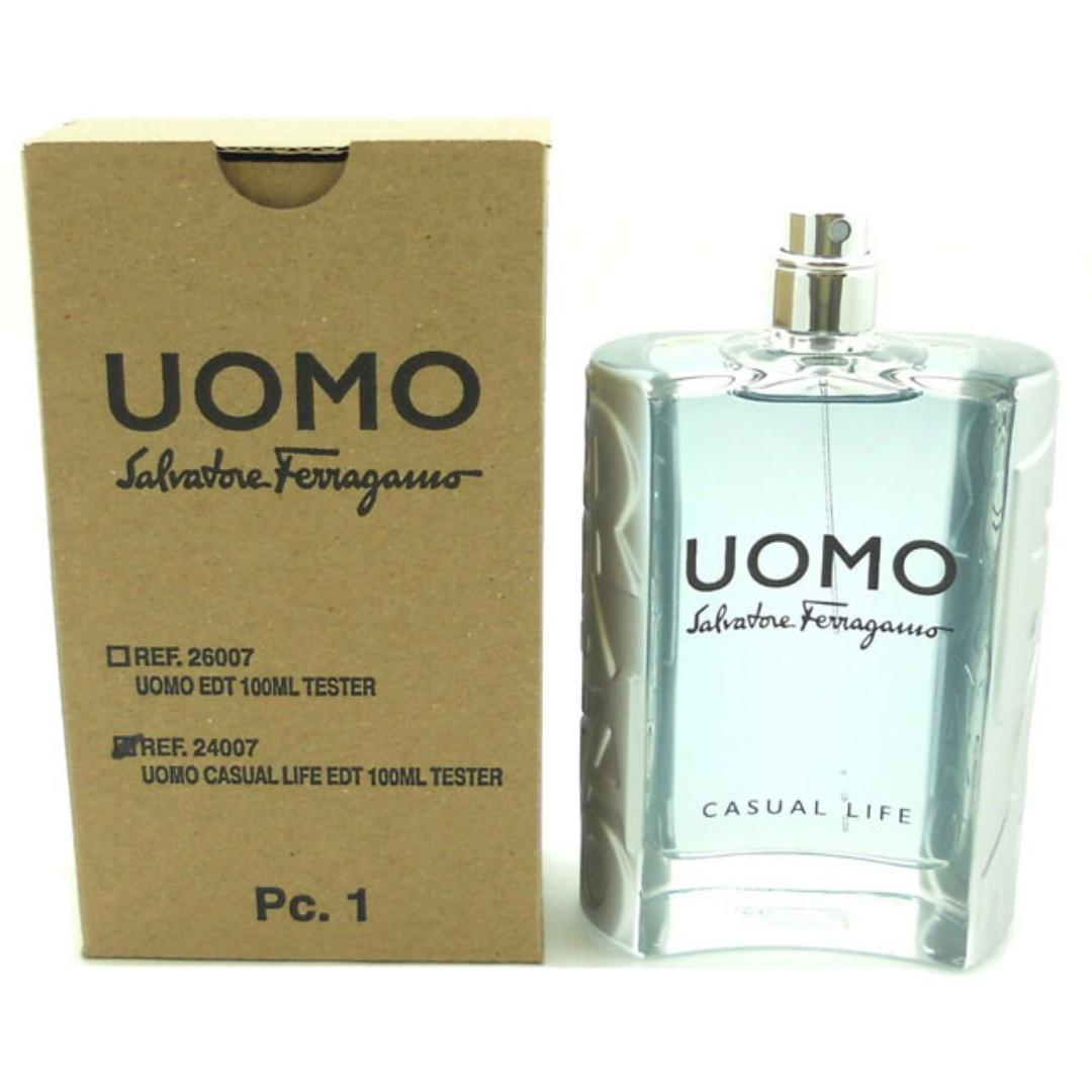 Salvatore Ferragamo Uomo Casual Life Edt For Men 100ml Tester