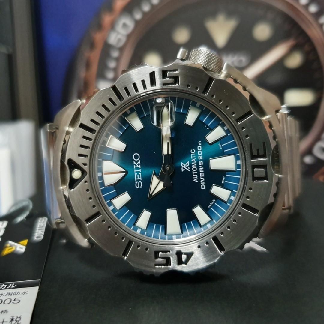 Seiko green monster on sale szsc005