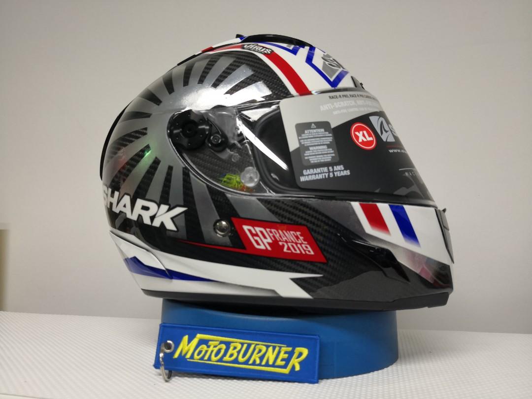 Shark Race R Pro Carbon Zarco France 2019, Motorcycles, Motorcycle Apparel  on Carousell
