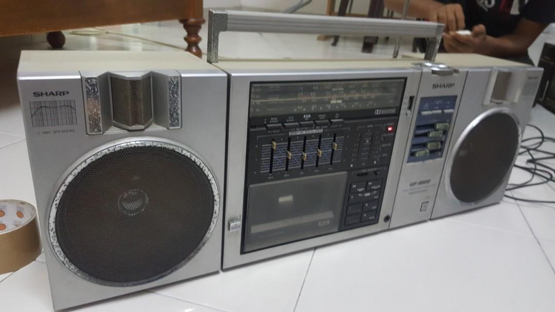 Sharp GF 9500 BoomBox Hobbies Toys Collectibles Memorabilia