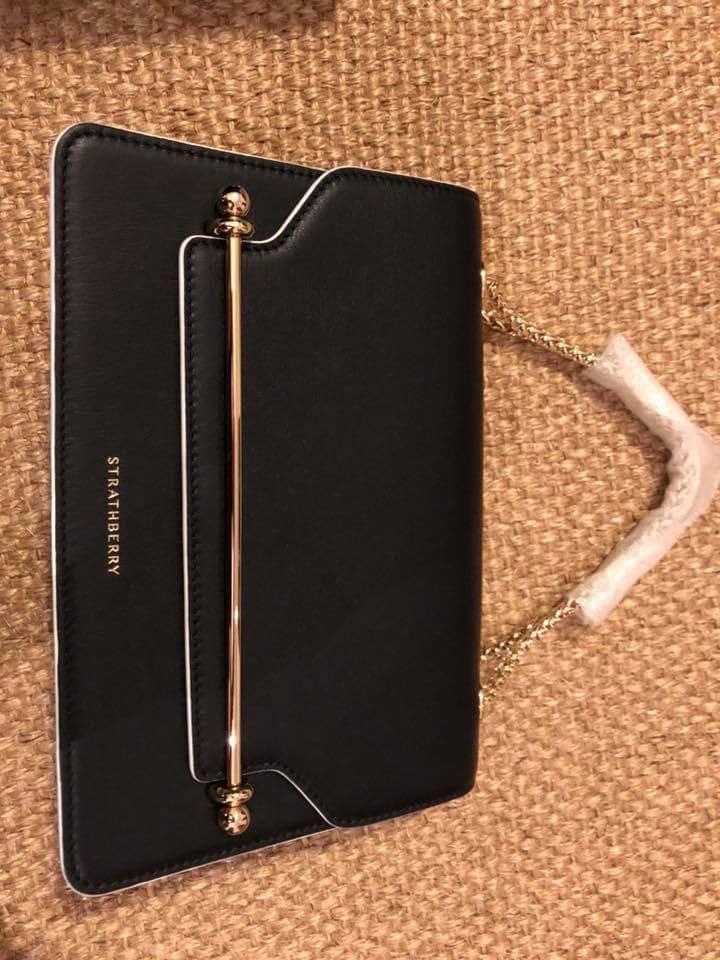 Strathberry East West bag (Category: Luxury Bags & Wallets) located in Makati City. Submitted by mnlbeautyboutique (Listing ID 242007808, Image 3). Description: Brand new Guaranteed authentic Bag that Meghan Markle used Comes complete with box and dustbag.