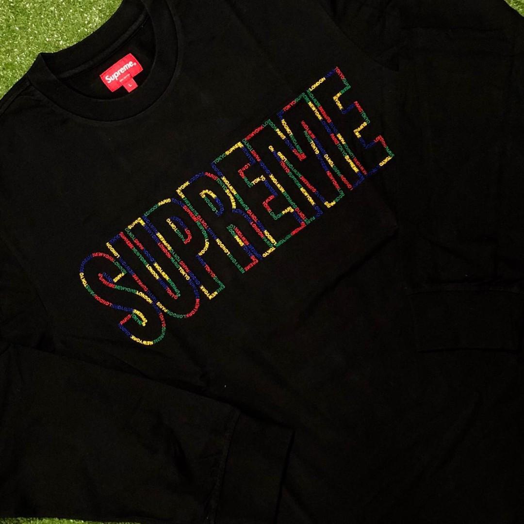 Supreme international store ls tee
