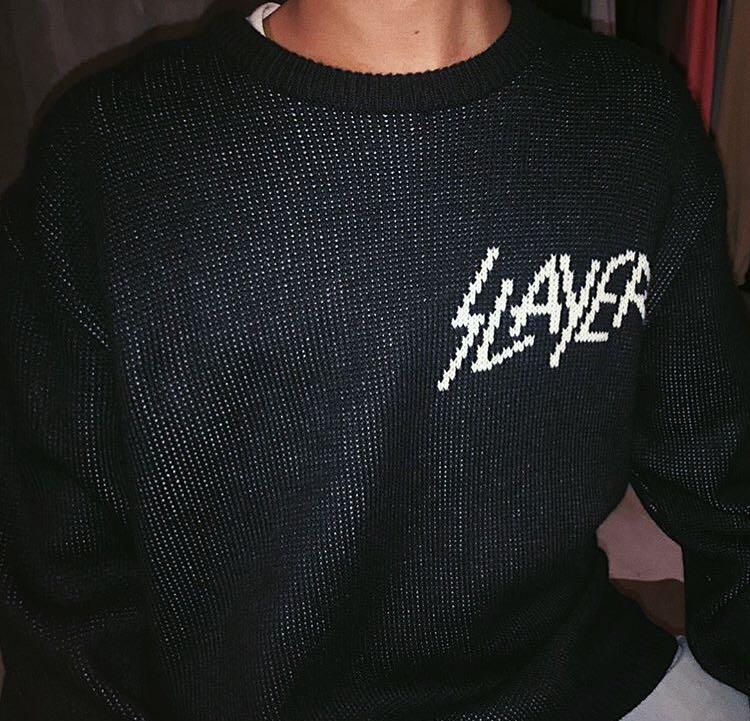 Supreme slayer sweater discount