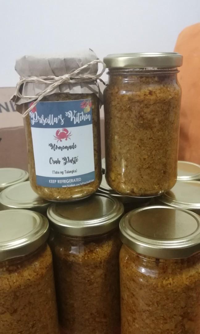 Taba ng Talangka (Puro) (Category: Local Eats) located in Mandaluyong City. Submitted by cncdshop (Listing ID 242048333, Image 2). Description: Priscilla's Kitchen Taba ng Talangka (Crab Paste) P280+SF Best sa mainit na kanin at kalamansi Pwede din sa Pasta.