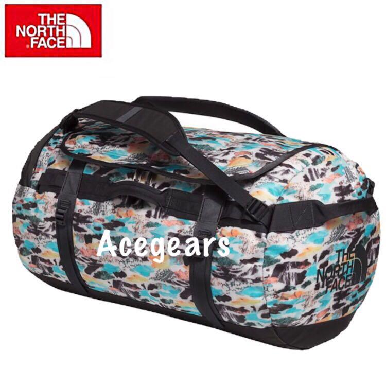 The North Face Base Camp Duffel Duffle Bag Backpack Haversack Latest Version Large Color Snow White Cutout Camo Sports Sports Apparel On Carousell