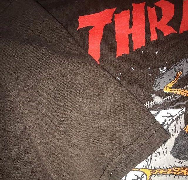 Thrasher neckface invert outlet