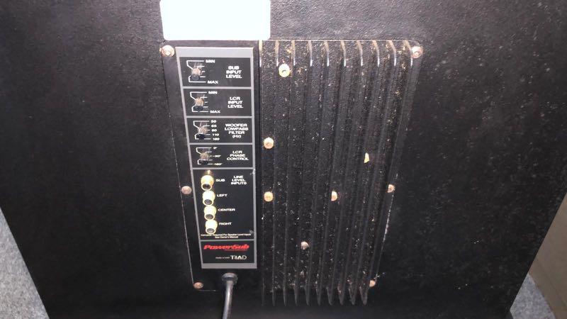 Triad Powersub Dual 10 active subwoofer. For sale 1 pair