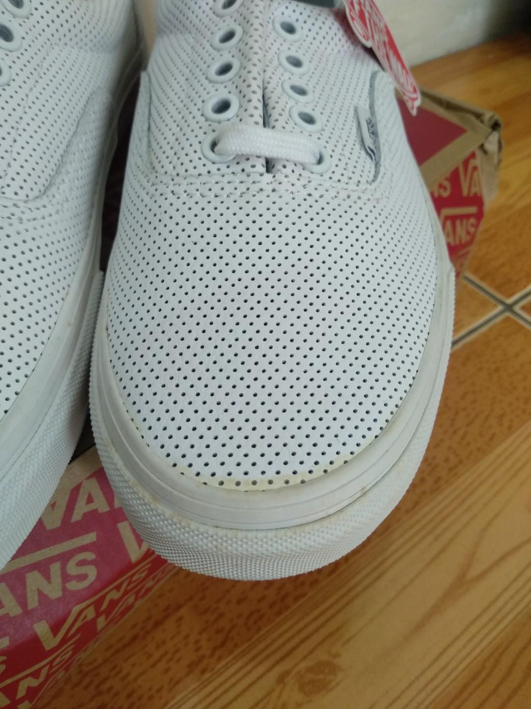 Vans era sale perforated leather