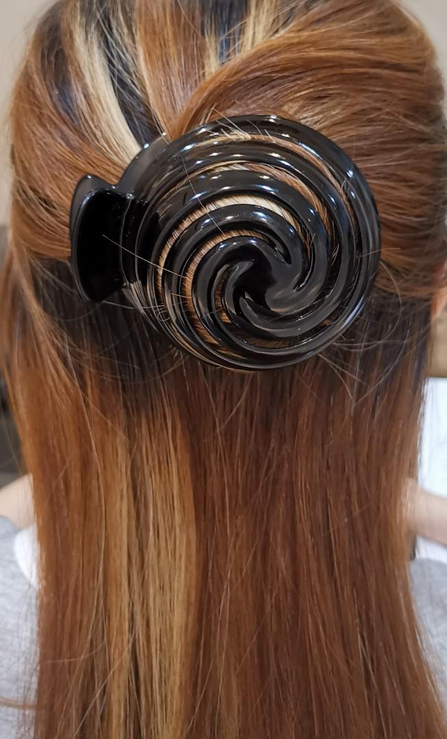 Women And Kids Hair Bun Maker Holder Hair Clips Black 丸子头发夹