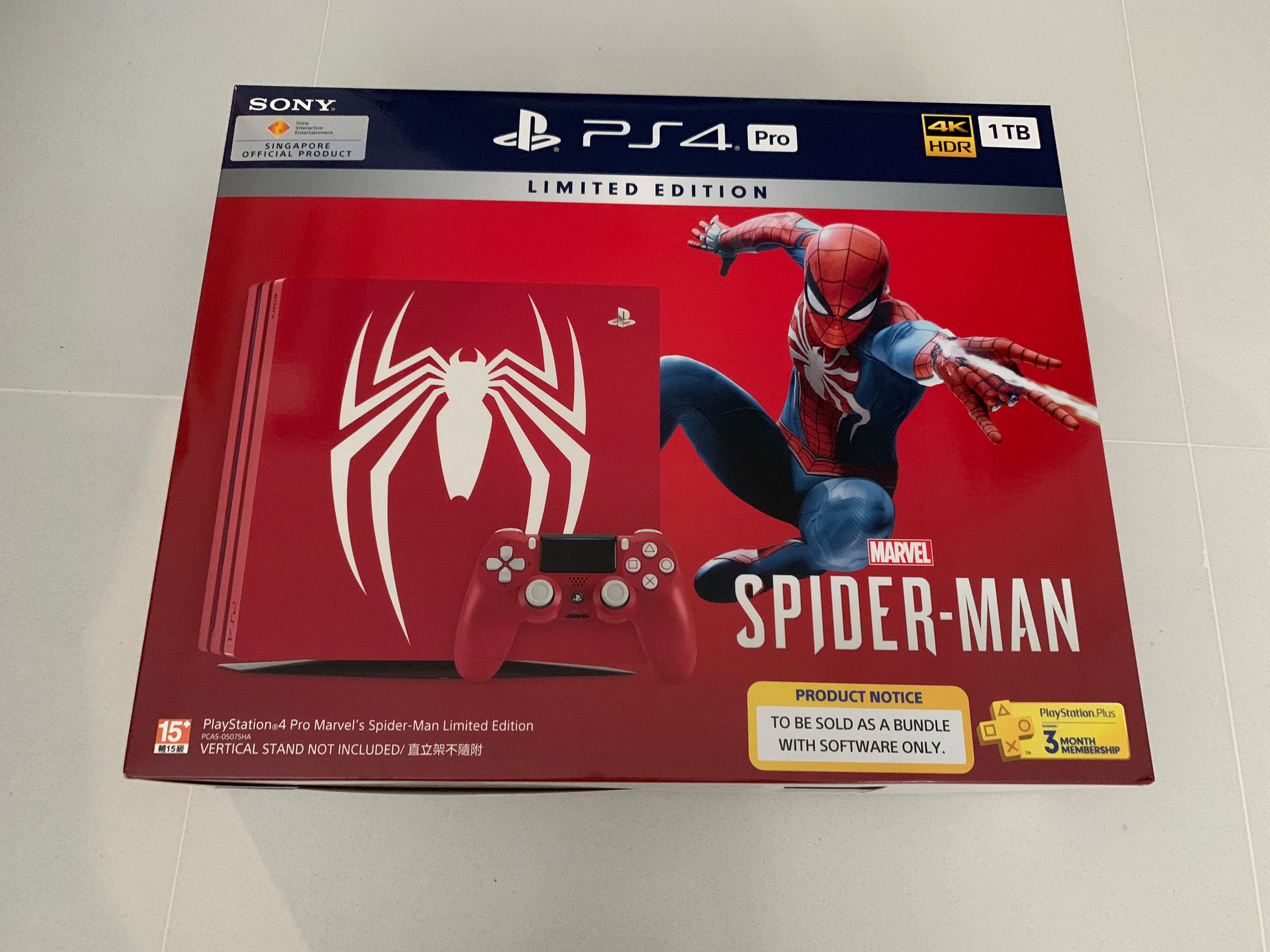 playstation 4 pro spiderman