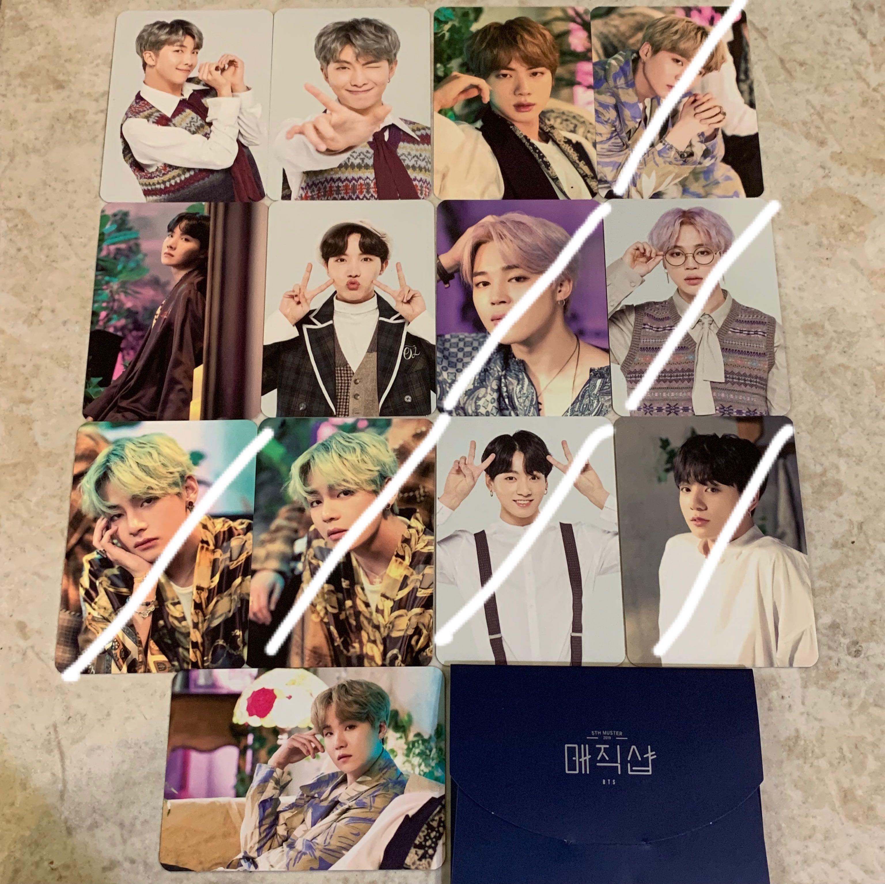 Wts Bts 5th Muster Magic Shop Mini Photocard Entertainment K