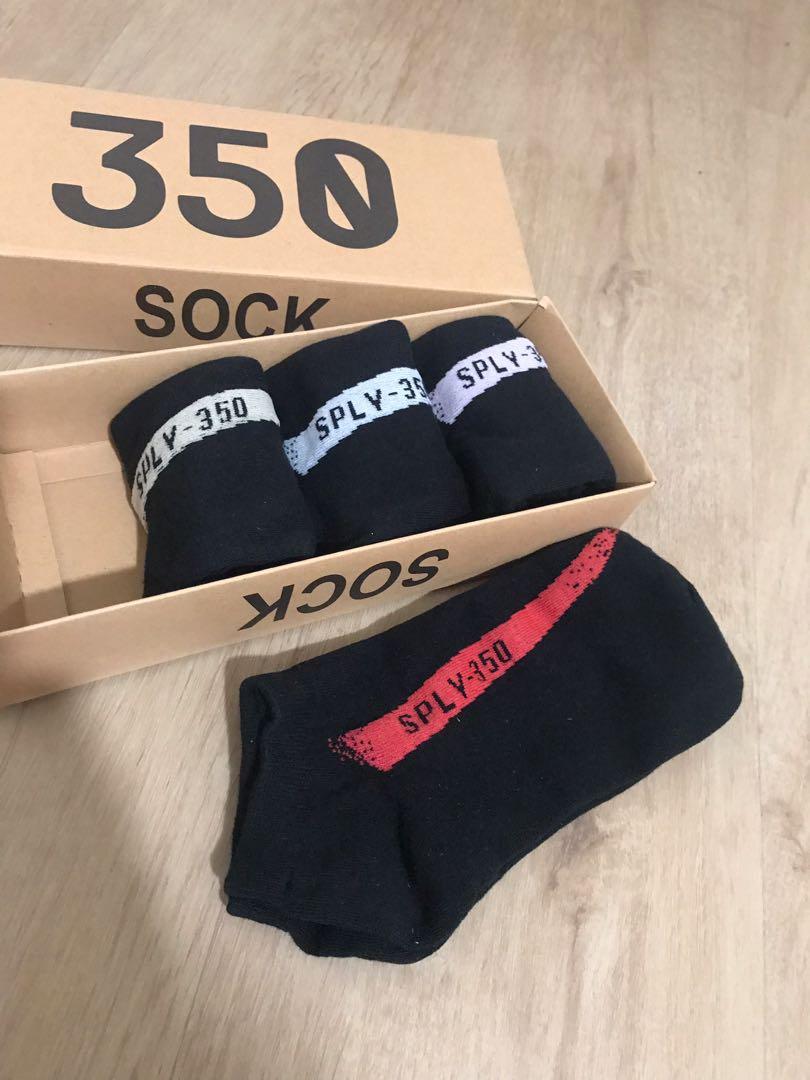 Yeezy 350 socks Men s Fashion Footwear Sneakers on Carousell