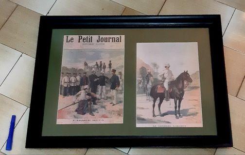 Vintage  Framed  Newspaper